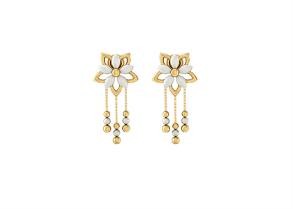 Two Tone Plated | Chandelier Earrings